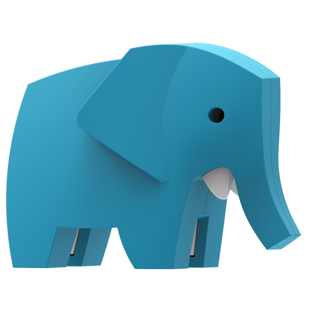 HALFTOYS 哈福玩具-3D動物樂園：ELEPHANT 大象 STEAM教育玩具