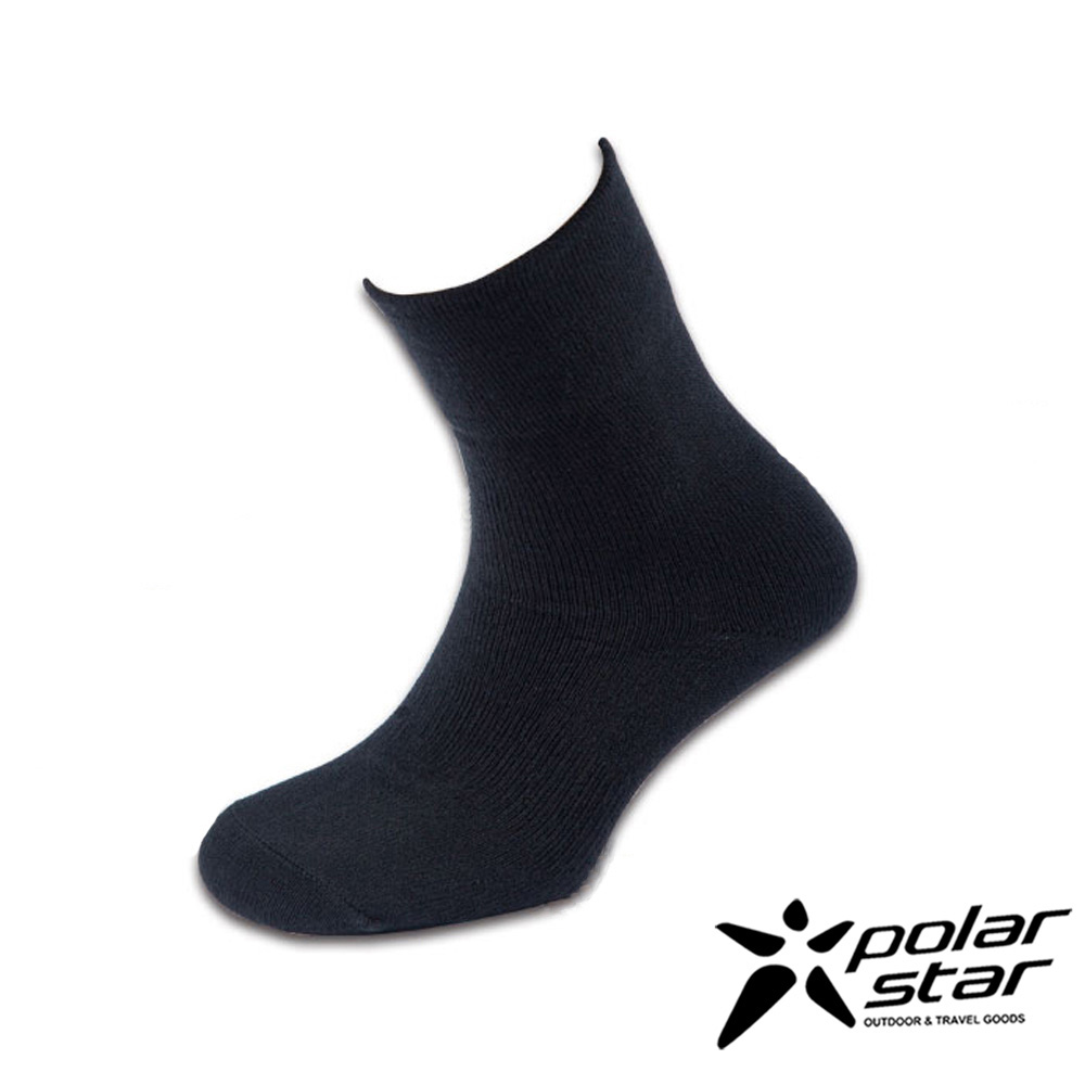 PolarStar 台灣製造 羊毛保暖紳士襪 (3入組)『黑』P16618