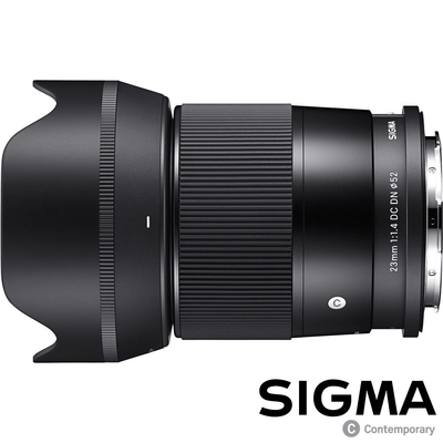 SIGMA 23mm F1.4 DC DN Contemporary (公司貨) 廣角大光圈定焦鏡 人像鏡 APS-C 無反微單眼專用鏡頭