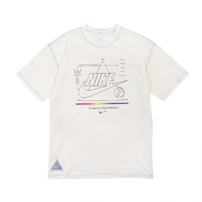 Nike T恤  NSW T-Shirt 運動休閒 男款 冥想 彩虹 正向思考 穿搭推薦 淺褐 黑 DD1411901