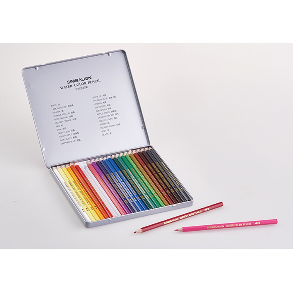 雄獅水彩色鉛筆(鐵盒)24色/ 盒WP-24 | 筆| Yahoo奇摩購物中心