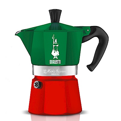 Bialetti 比亞樂堤 三色旗摩卡壺3杯份