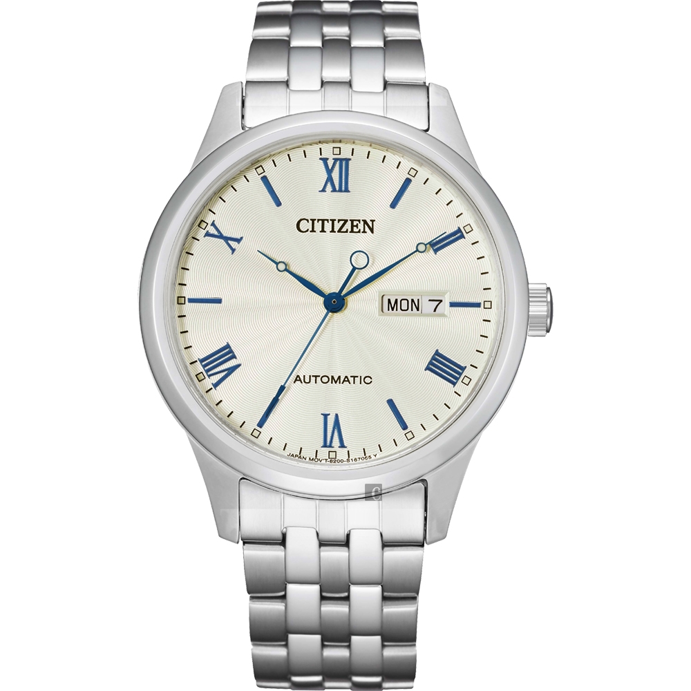 CITIZEN 星辰 限量日曆機械手錶 NH7501-85A