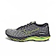 Mizuno Wave Rider 26 [J1GC220310] 男 慢跑鞋 運動 路跑 訓練 穩定 緩震 灰 綠 product thumbnail 1