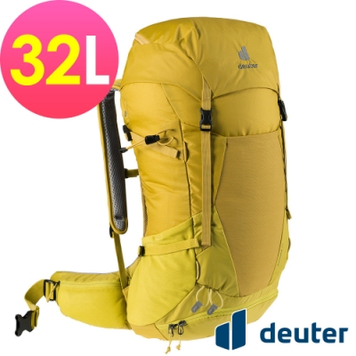 【deuter 德國】 FUTURA 32L透氣網架背包3400821薑黃/登山包/健行包/戶外休閒包*