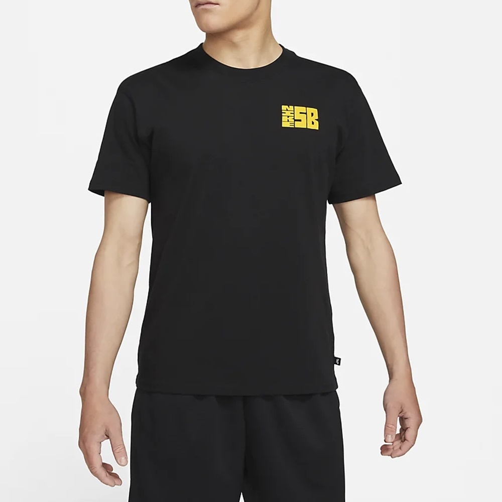 Nike SB TEE STAMP 塗鴉 男短袖上衣-黑-DJ4873010