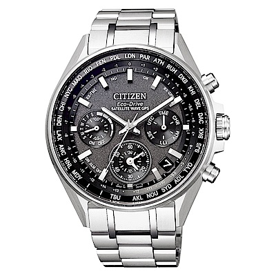 CITIZEN 星辰光動能GPS衛星對時鈦金計時錶CC4000-59E-44mm