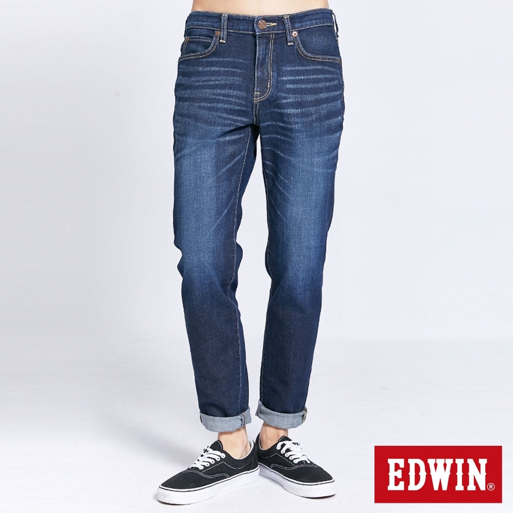 EDWIN 503 雙彈小直筒牛仔褲-男-中古藍| 窄管褲| Yahoo奇摩購物中心