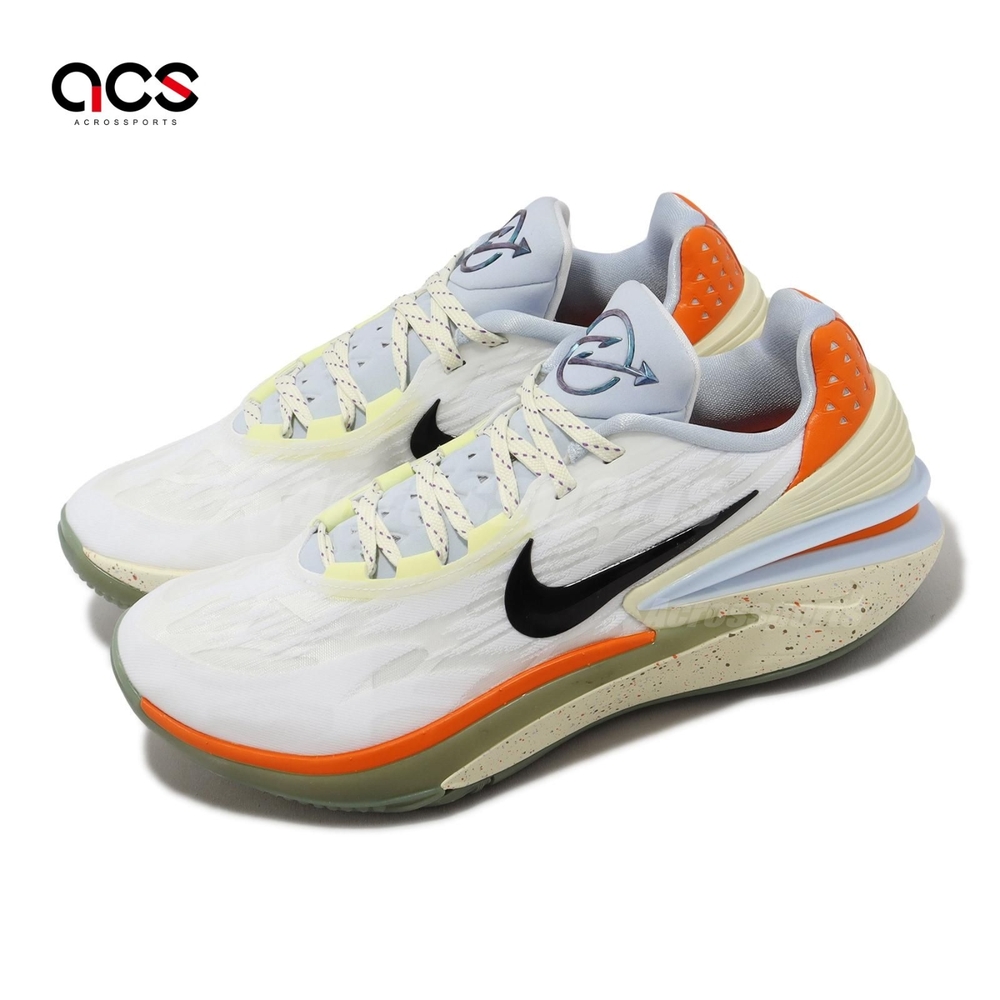 Nike 籃球鞋 Air Zoom G.T. Cut 2 EP 男鞋 白 冰藍 緩震 實戰 運動鞋 DX6041-101