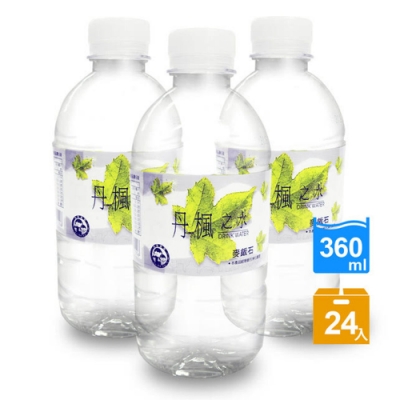 DRINK WATER丹楓之水 麥飯石礦泉水360ml(24瓶/箱)