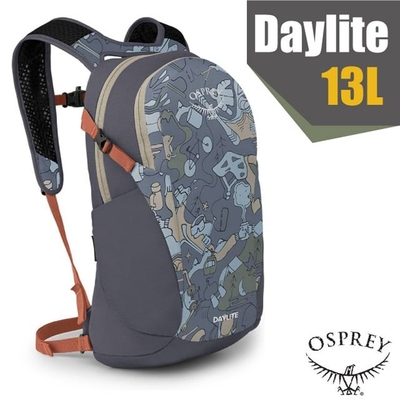 【OSPREY】Daylite 13L 超輕多功能隨身背包/攻頂包_享樂灰 R