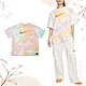 Nike 短袖 NSW Tee 女款 霓虹色 渲染 水洗 落肩 寬版 變形蟲 短T FJ7731-885 product thumbnail 1