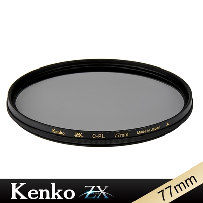 Kenko ZX CPL 77mm 抗污防潑4K/8K高清解析偏光鏡-日本製| 偏光鏡
