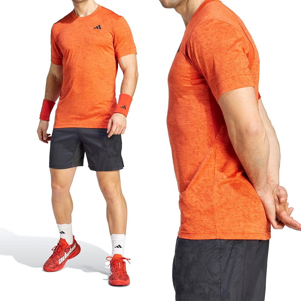 Adidas T Freelift Tee 男款 橘色 亞規 運動 上衣 短袖 HT6995