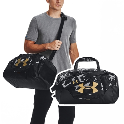 Under Armour 健身包 Undeniable 3 黑 金 大空間 可調背帶 手提包 側背包 旅行袋 UA 1300214008