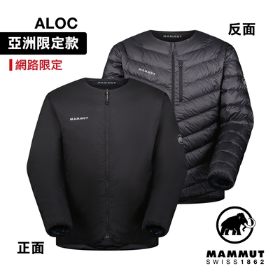 【Mammut長毛象】Seon IN Cardigan AF Men 日系雙面保暖羽絨開襟衫 男款 黑色 #1013-00653