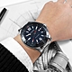 TOMMY HILFIGER / 大刻度 運動風 休閒都會 日期 不鏽鋼手錶-藍色/46mm product thumbnail 1