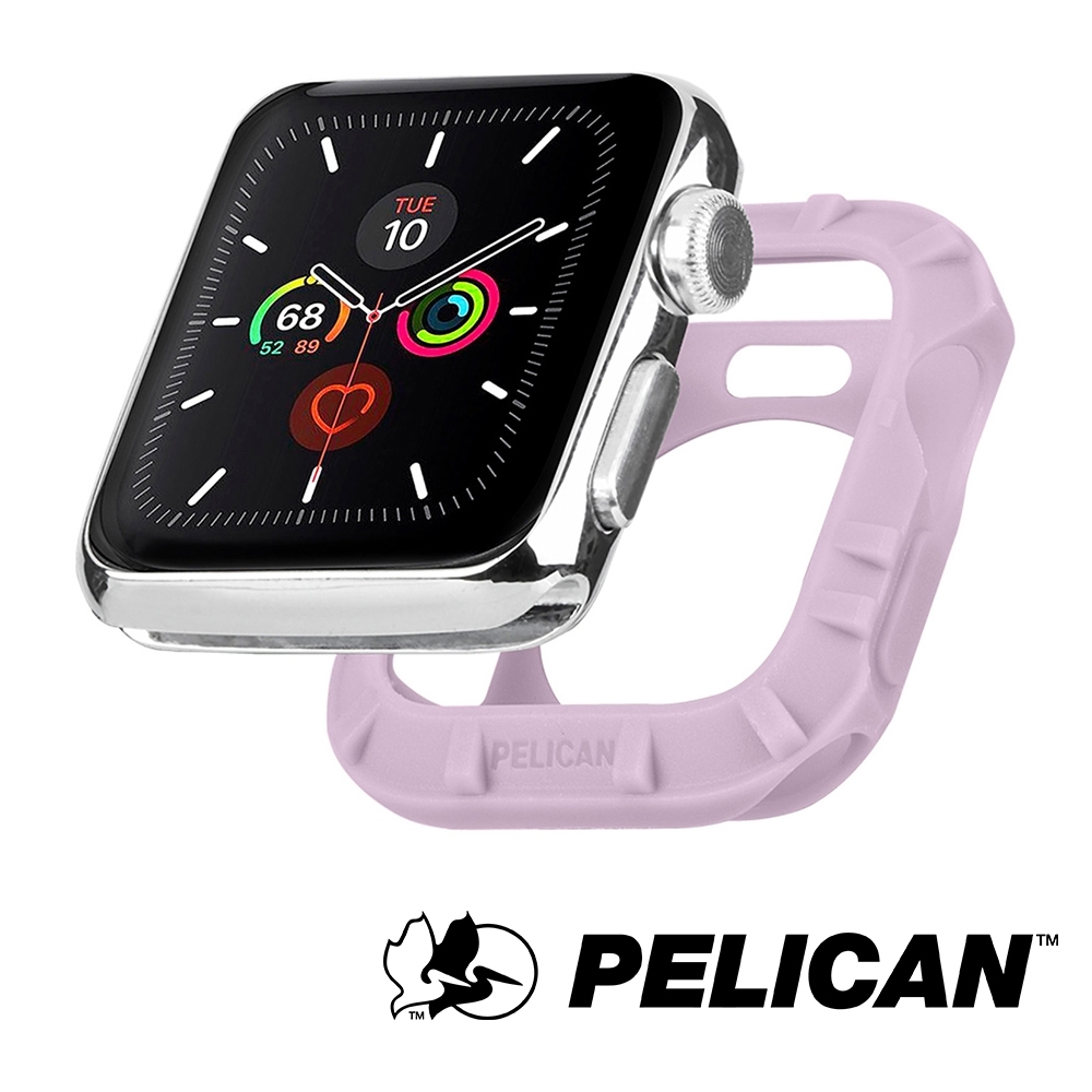 美國 Pelican 派力肯 Apple Watch 38-40mm 1-5代 Protector 保護者保護殼- 淡紫色