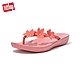 【FitFlop】IQUSHION PEARLISED FLOWER FLIP-FLOPS 花飾輕量人體工學戲水夾腳拖-女(柔和粉) product thumbnail 1