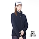 【Lynx Golf】korea女款後背Lynx造型設計拉鍊口袋長袖外套-黑色 product thumbnail 2