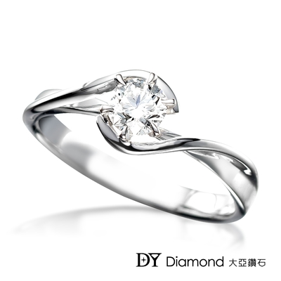 DY Diamond 大亞鑽石 18K金 0.50克拉 D/VS1 求婚鑽戒