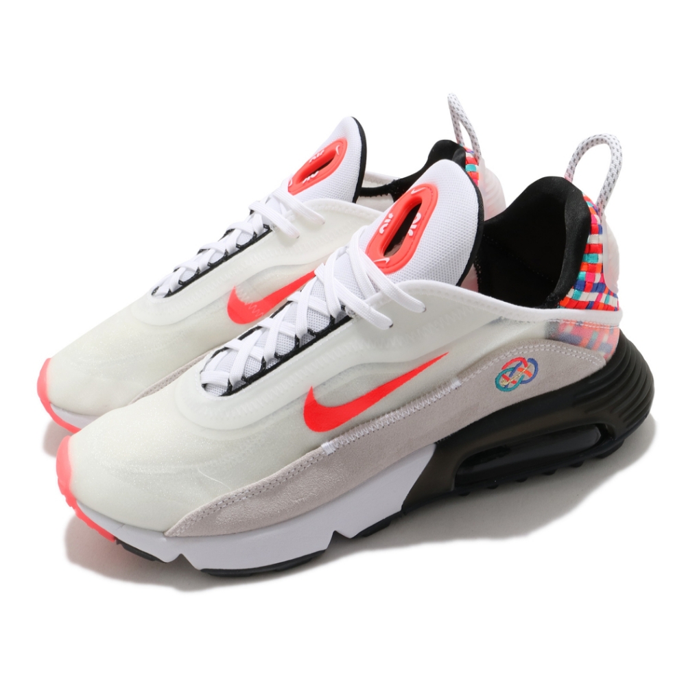 Nike 休閒鞋 Air Max 2090 運動 男鞋 氣墊 舒適 避震 中國結 舒適 穿搭 白 紅 DD8487161