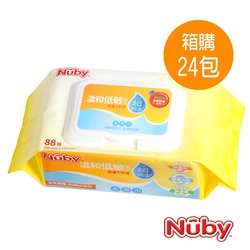 Nuby EDI超純水柔濕巾(88抽箱購24包)