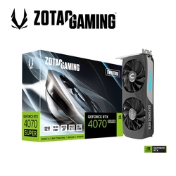 ZOTAC 索泰 RTX 4070 SUPER Twin Edge 12G 顯示卡 (ZT-D40720E-10M)