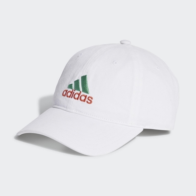 ADIDAS DAD CAP 2COL EM 棒球帽-白-IC9693