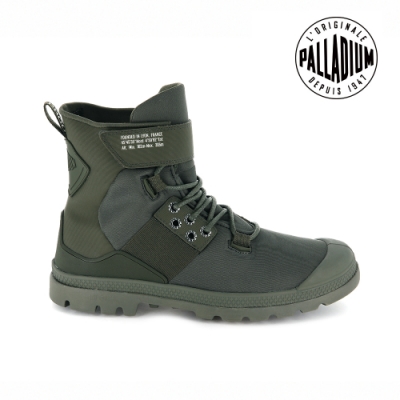 PALLADIUM PAMPA HI CB LITE+黏扣戰術防水靴-男-綠