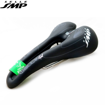 【SELLE SMP】義大利WELL M1(Large)Gel系列舒適公路型自行車座墊-黑