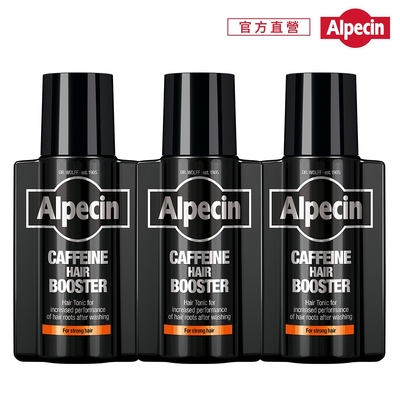 【Alpecin】咖啡因髮根強健精華液200ml(3入組)