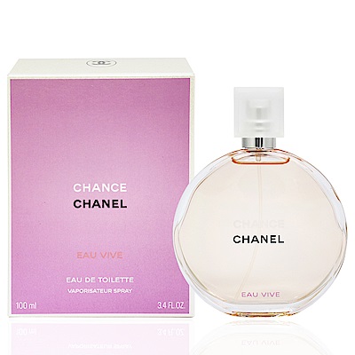 CHANEL CHANCE Eau Vive 橙光輕舞女性淡香水100ml | CHANEL