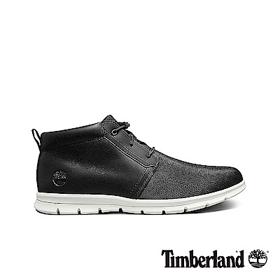 Timberland 男款黑色舒適輕便戶外透氣休閒鞋|A1OG8