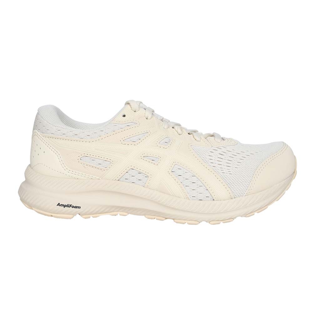 ASICS GEL-CONTEND 8 女慢跑鞋-WIDE-寬楦 1012B561-200 淺奶茶淡黃