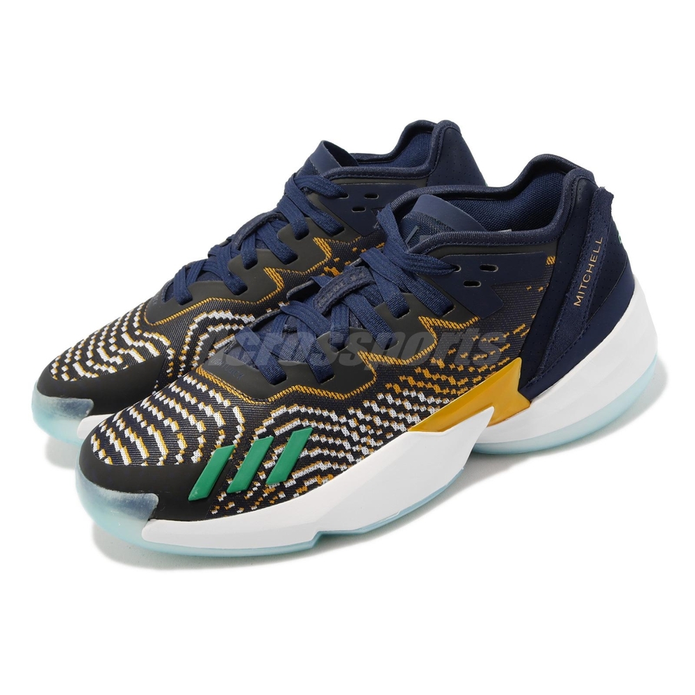 adidas 籃球鞋 D O N Issue 4 藍 黃 Utah Jazz 爵士隊 米契爾 Mitchell GY6504