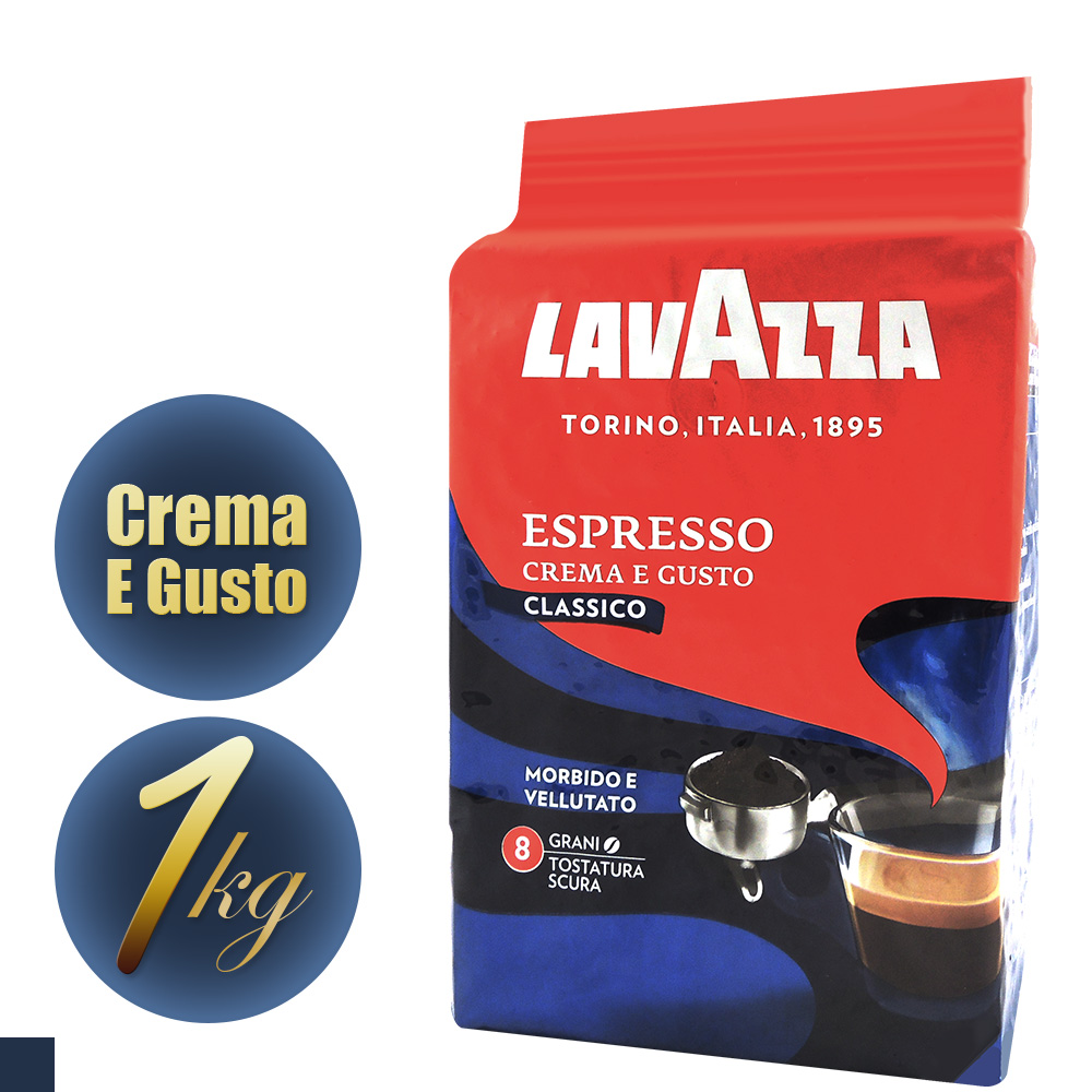 義大利LAVAZZA Crema&Gusto咖啡豆(1000g)