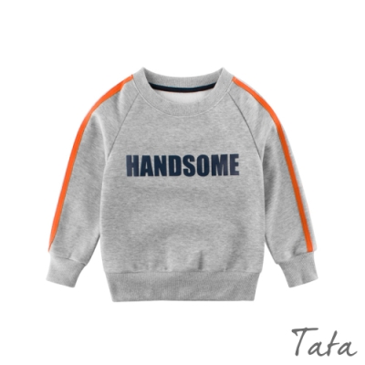 童裝 HANDSOME字母撞色袖上衣 TATA KIDS