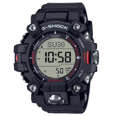 CASIO 卡西歐 G-SHOCK Master of G 系列 MUDMAN 防泥結構 太陽能電力 電子錶_GW-9500-1_52.7mm