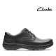 Clarks 自然家族 縫線設計舒適好走厚底休閒鞋 黑色 product thumbnail 2