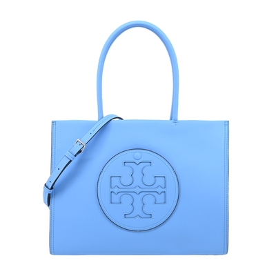 TORY BURCH ELLA BIO磁吸手提/斜背兩用托特包-水藍