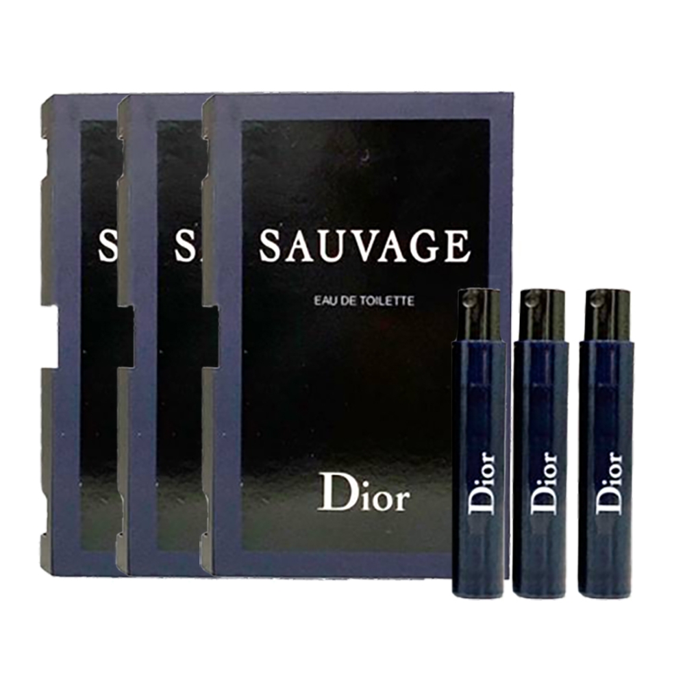 Dior迪奧 Sauvage曠野之心男性淡香水針管 1mlx3入組