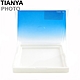 Tianya天涯80藍漸層藍漸變藍SOFT減光鏡T808S(深藍色-透明;方形83x100mm;相容法國Cokin高堅P)方型ND減光鏡ND濾鏡片漸層減光鏡 product thumbnail 1