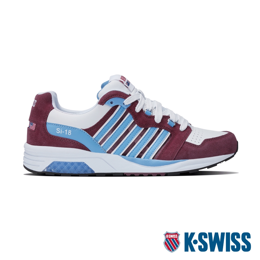 K-SWISS Si-18 Rannell時尚運動鞋-男-白/藍/紫紅