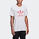Adidas Trefoil T-shirt [GN3485] 男 短袖 上衣 T恤 運動 休閒 愛迪達 白 粉紅 product thumbnail 1