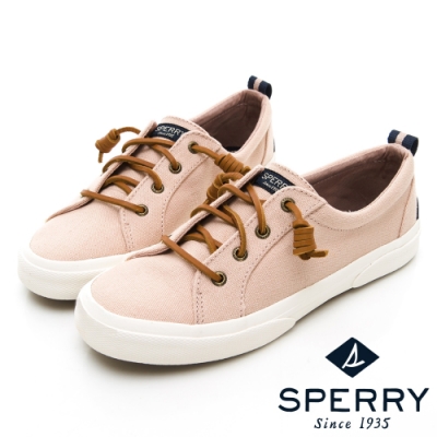 SPERRY 復古風尚經典帆布鞋(女)-粉