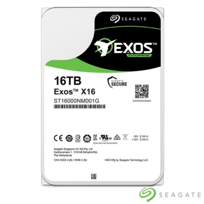 Seagate Exos 16TB SATA 3.5吋 7200轉企業級硬碟