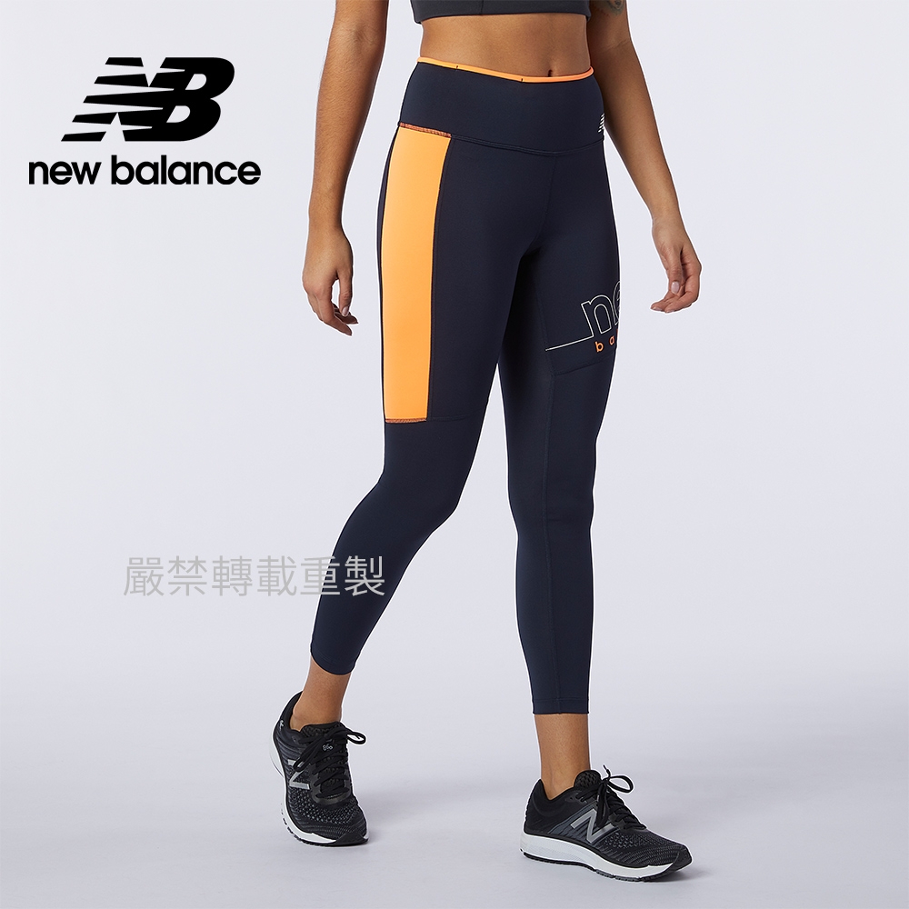 【New Balance】拼色緊身褲_女性_黑色_WP11249ECL