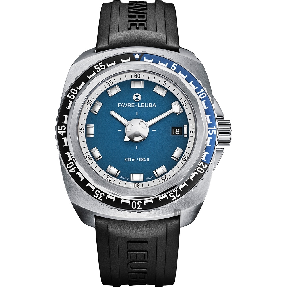 FAVRE-LEUBA 域峰 RAIDER Deep Blue 300米潛水機械錶-41mm