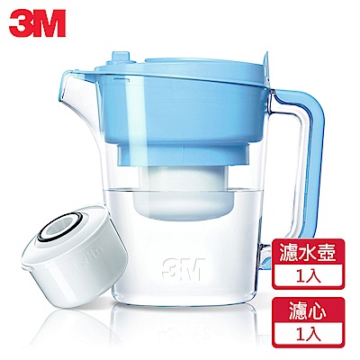 3M 即淨長效濾水壺WP3000-BL(晴空藍)(1壺+1濾心)